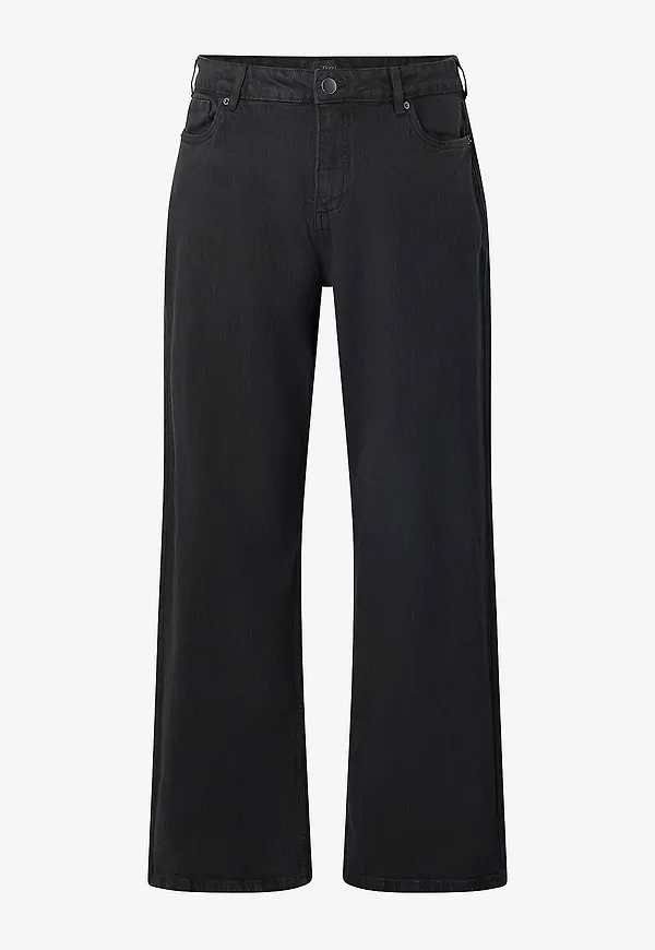 Zizzi - Jeans jLiva, Wide - Svart