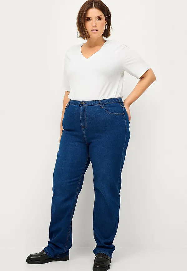 Zizzi - Jeans JOlivia Megan Jeans - Blå