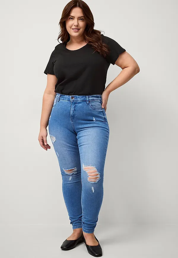 Zizzi - Jeans jSoey Amy Jeans - Blå