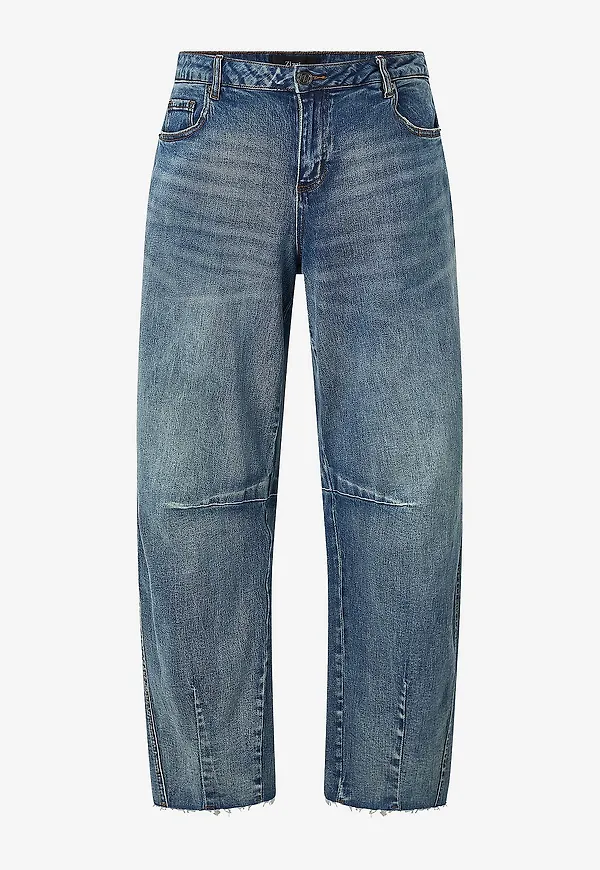 Zizzi - Barrel-jeans Jtinted, Barrel Jeans - Blå