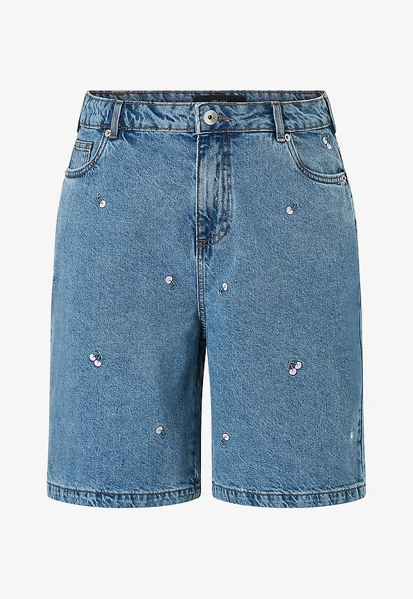 Zizzi - Jeansshorts jElena - Blå