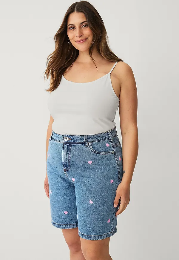 Zizzi - Jeansshorts jElena - Blå