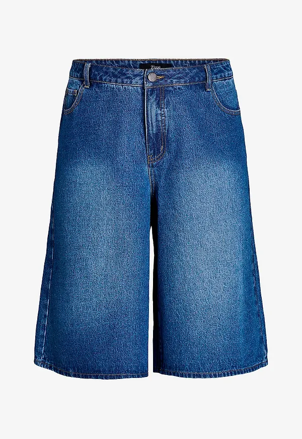 Zizzi - Jeansshorts jMavia - Blå