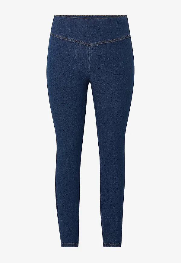 Zizzi - Jeggings jAlma, Long, Jeggings - Blå