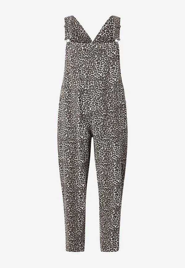 Zizzi - Jumpsuit jUmma Dungaree - Brun