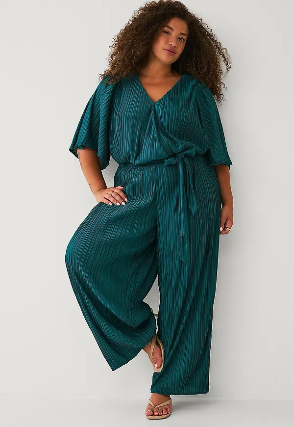 Zizzi - Jumpsuit mAlise, 1/2, Jumpsuit - Grön