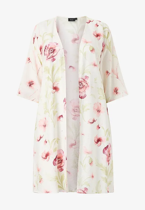 Zizzi - Kimono Elina 3/4 - Rosa
