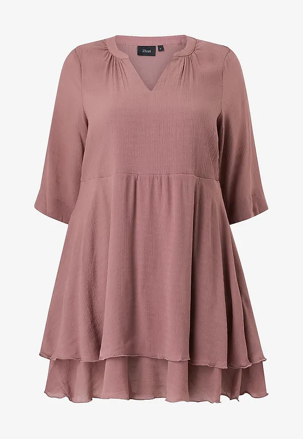 Zizzi - Klänning Cazoey 3/4 - Rosa