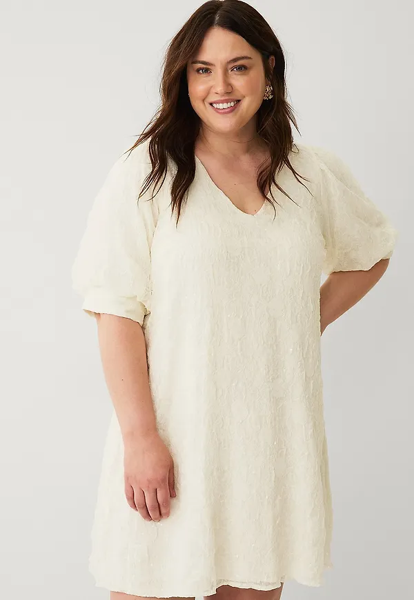 Zizzi - Klänning mJannie, 1/2, Abk Dress - Vit – Ellos