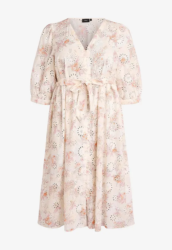 Zizzi - Klänning mMaddie 3/4 Midi - Rosa