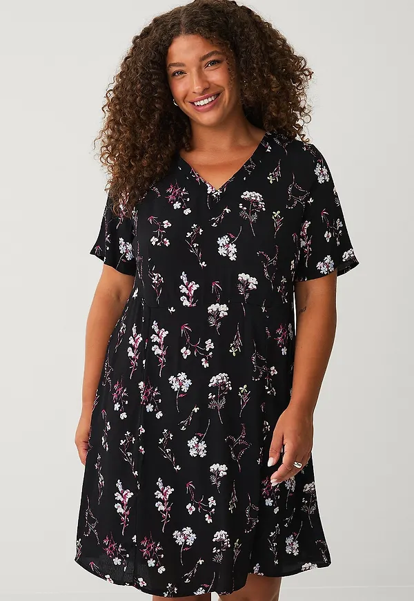 Zizzi - Klänning vBella Abk Dress - Svart