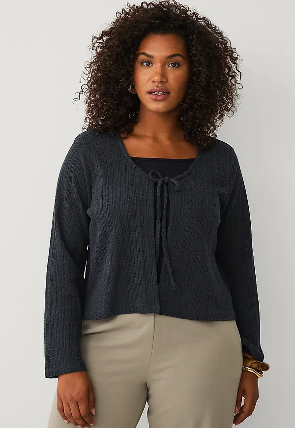 Zizzi - Kofta vAmirs Cardigan - Svart