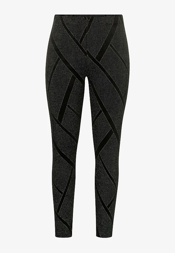 Zizzi - Leggings mFrilli Leggings - Svart