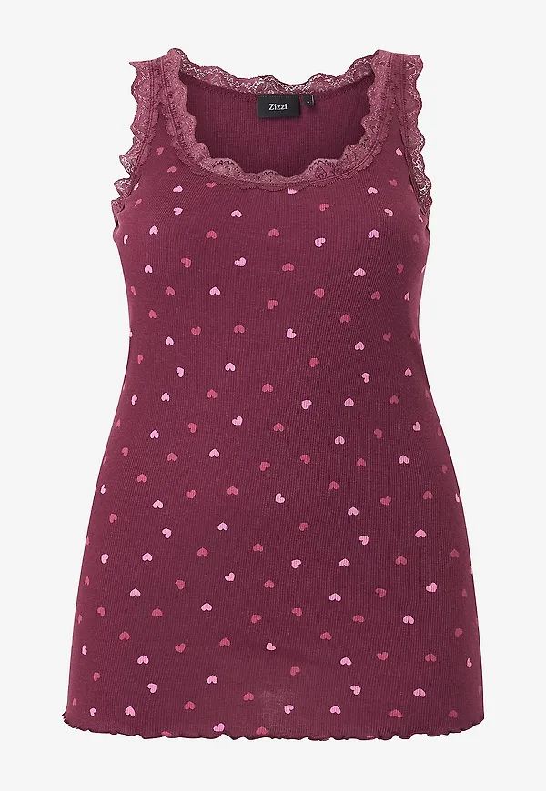 Zizzi - Linne mLiv S/L Aop Top