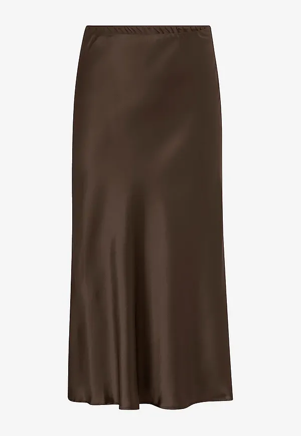 Zizzi - Maxikjol caMinela Satin - Brun
