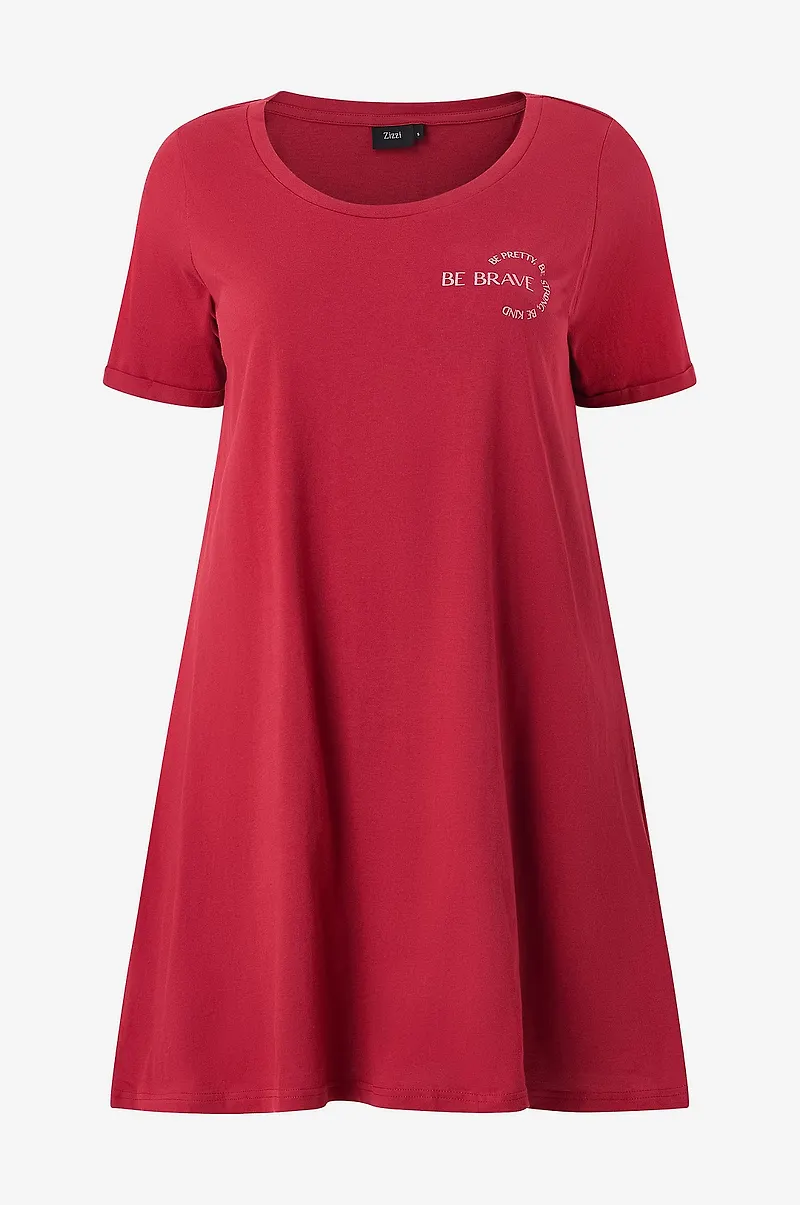 Zizzi - Nattlinne mAlly S/S Abk Dress