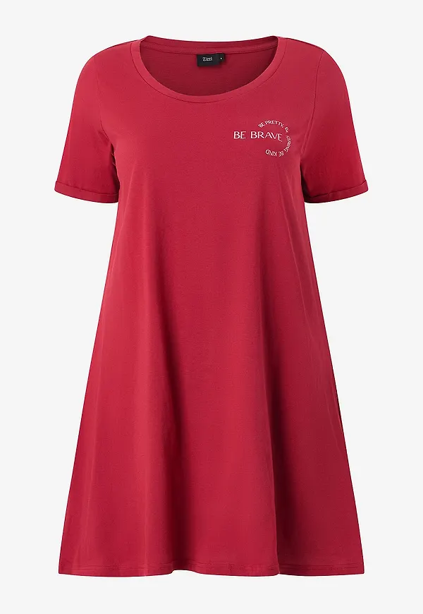 Zizzi - Nattlinne mAlly S/S Abk Dress