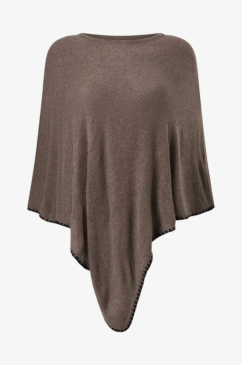 Zizzi - Poncho caAutumn - Brun