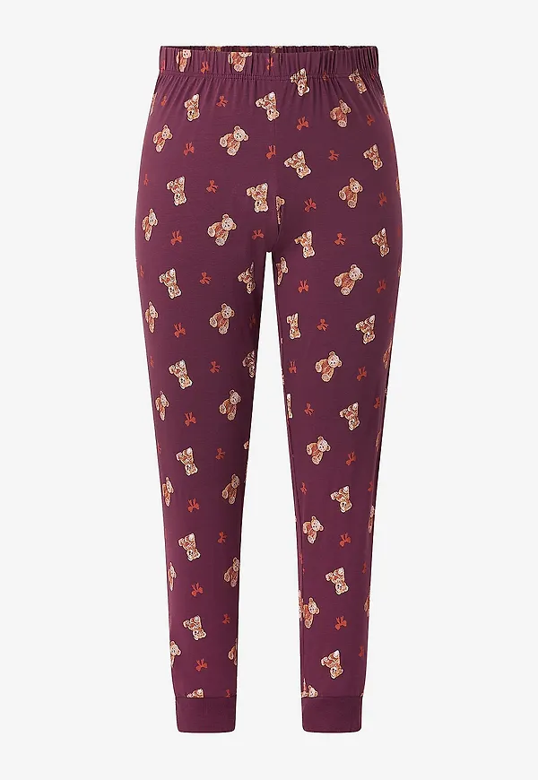 Zizzi - Pyjamasbyxor mHanny, Pants - Röd