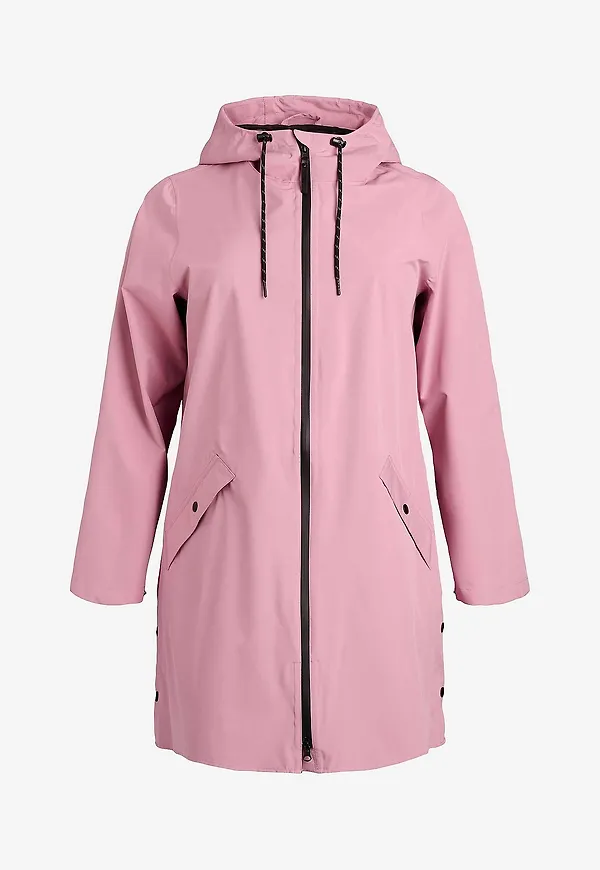 Zizzi - Regnkappa caKlara Zip L/S Raincoat