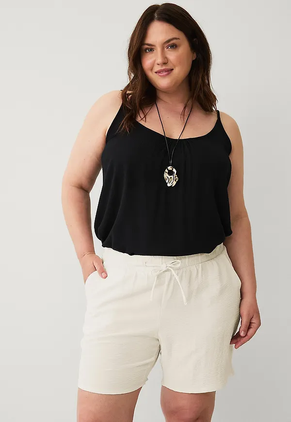 Zizzi - Shorts mFikka - Vit