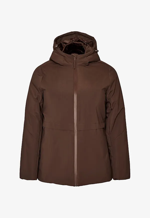Zizzi - Skidjacka Cawilla, L/S, Jacket - Brun
