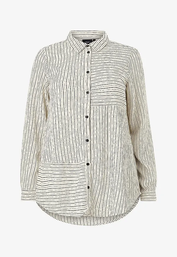Zizzi - Skjorta mLivia L/S - Vit