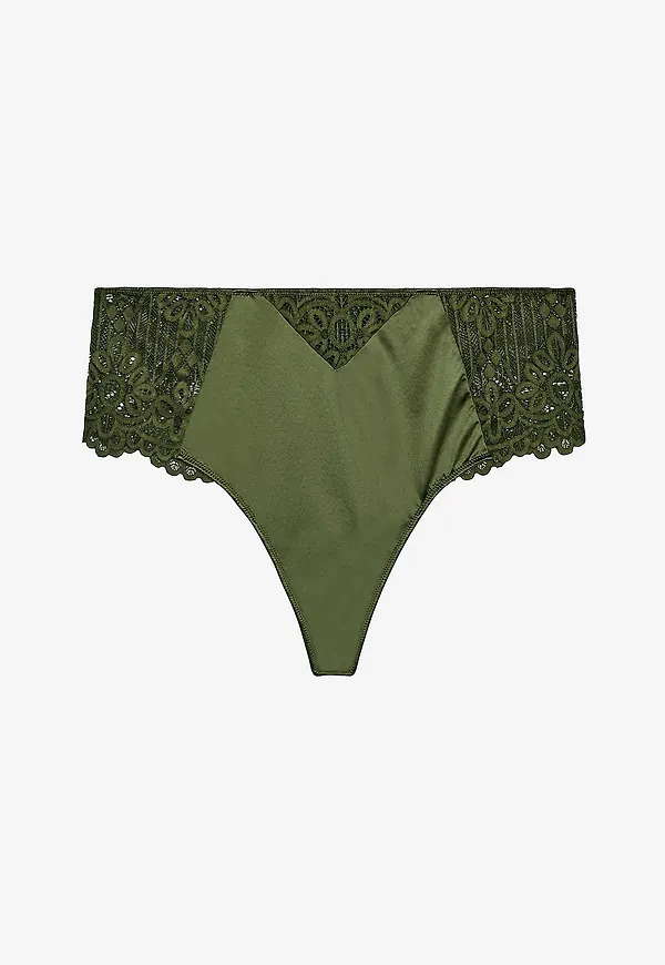 Zizzi - Stringtrosor Lmeryem - Grön