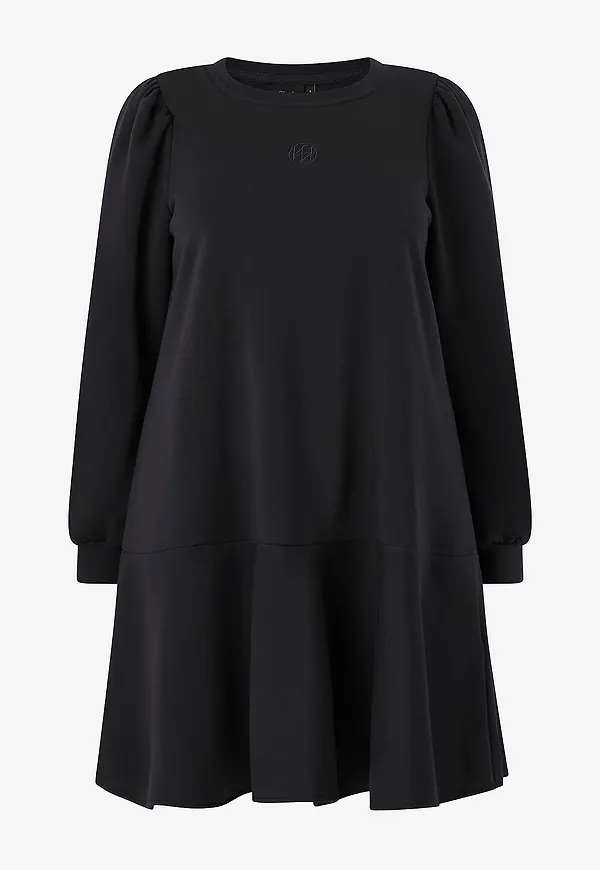 Zizzi - Sweatshirtklänning mFelia - Svart