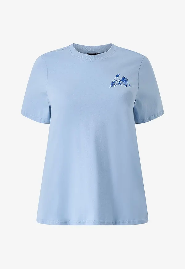 Zizzi - T-shirt Mliz - Blå