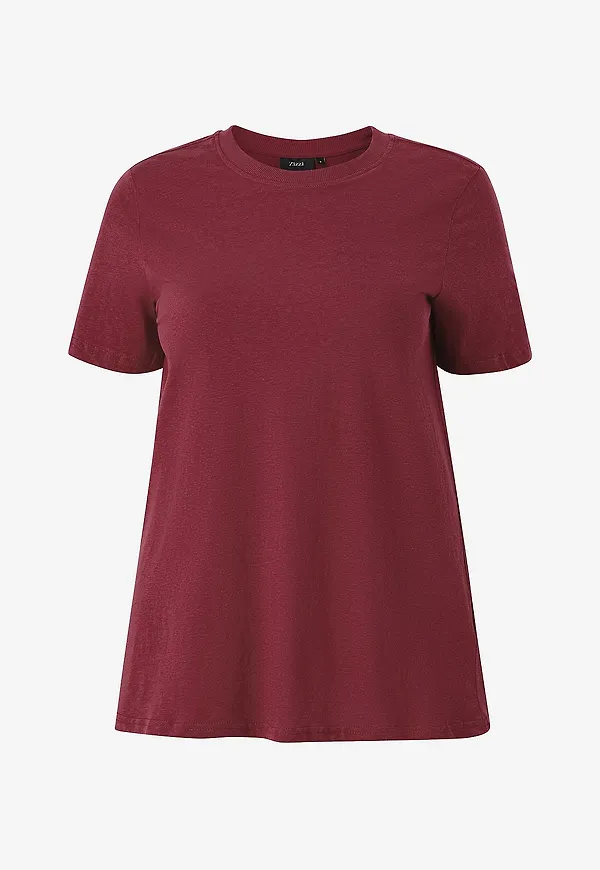 Zizzi - T-shirt vCharlin - Rosa