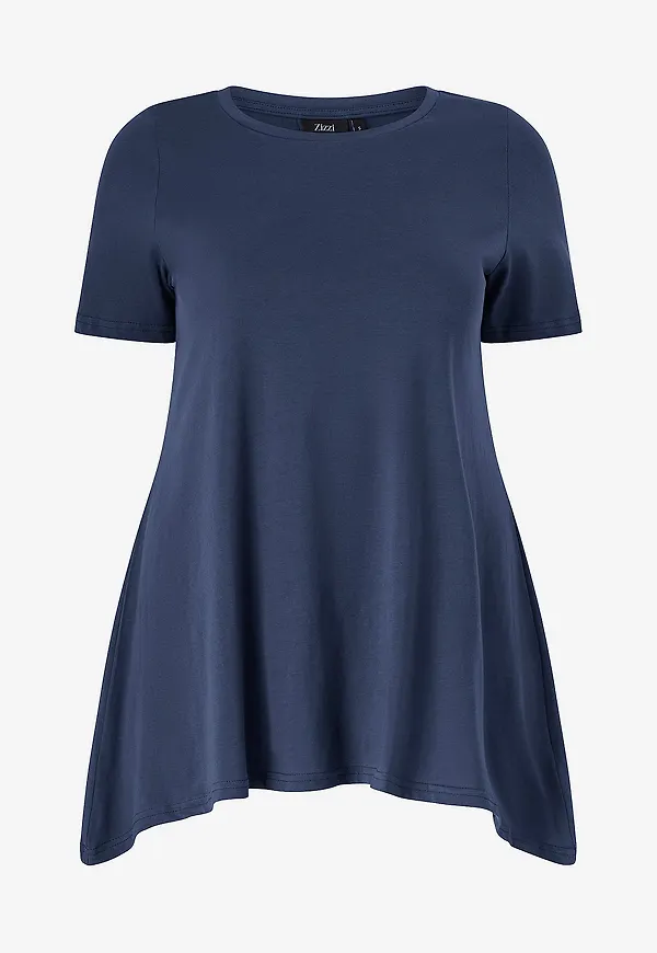 Zizzi - T-shirt vMy S/S - Blå