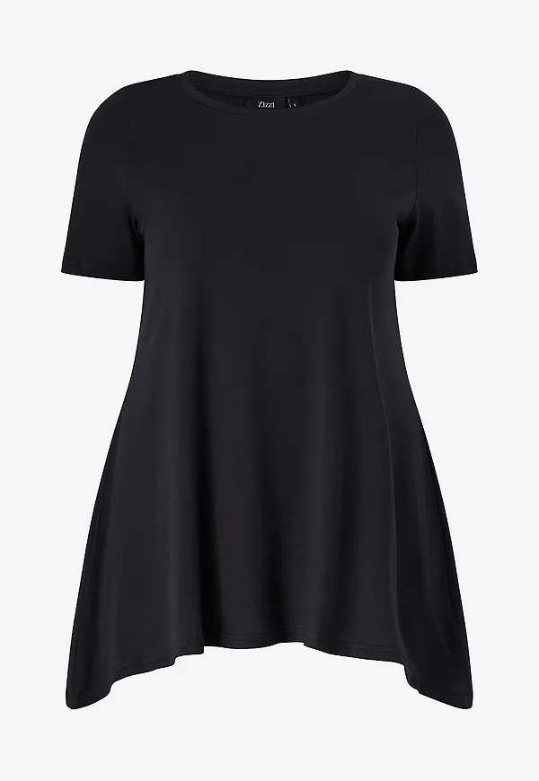 Zizzi - T-shirt vMy S/S - Svart