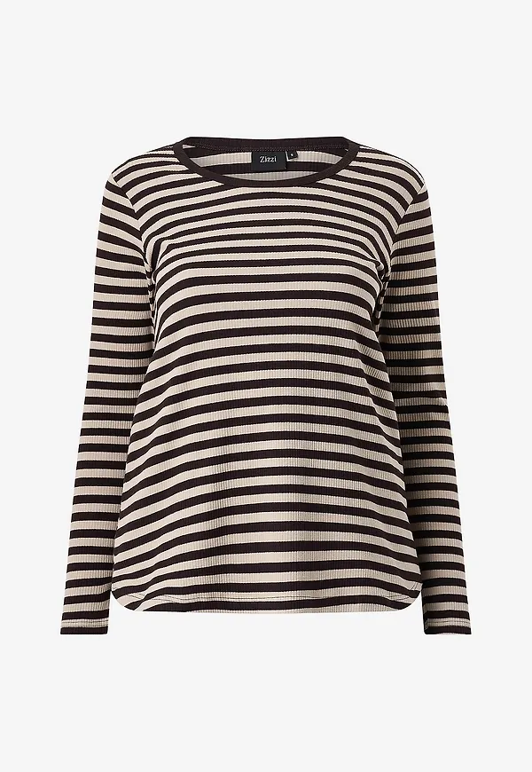 Zizzi - Topp caMandrine - Brun
