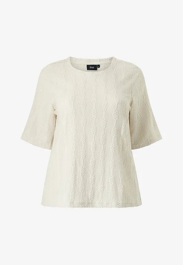 Zizzi - Topp mFira 1/2 - Beige