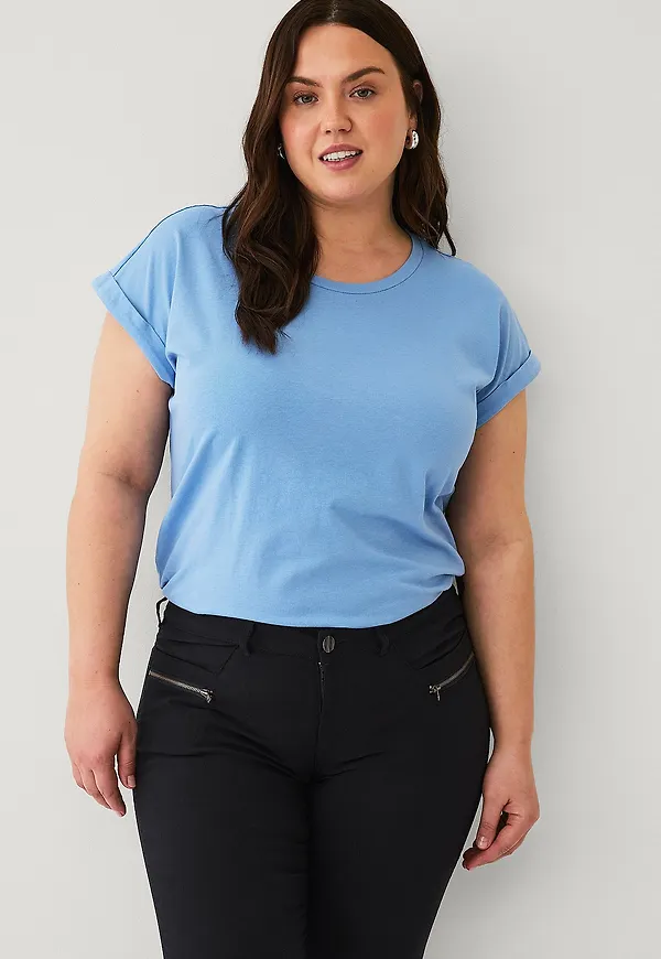 Zizzi - Topp T-shirts - Blå
