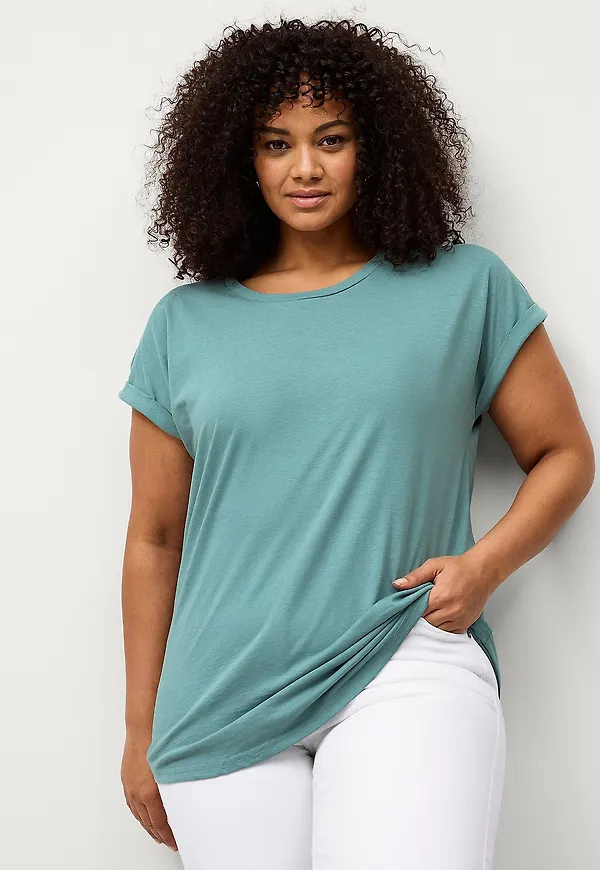 Zizzi - Topp T-shirts - Blå