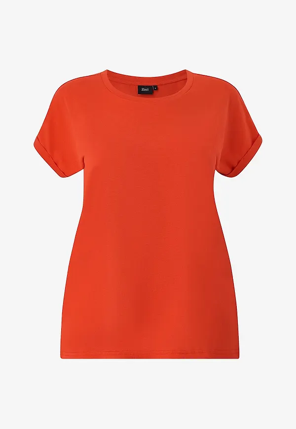 Zizzi - Topp T-shirts - Röd