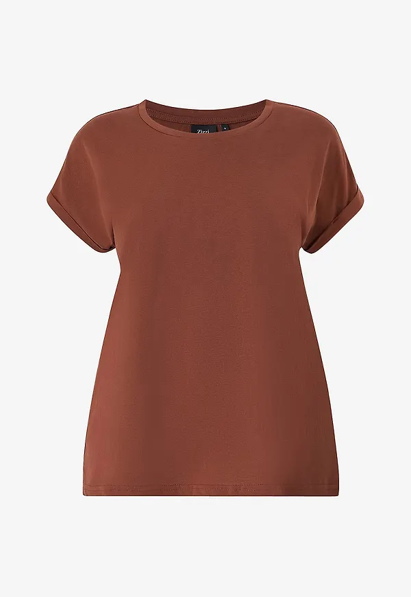 Zizzi - Topp T-shirts - Röd