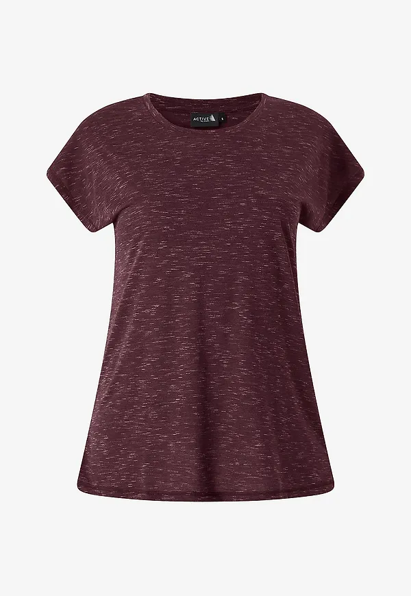 Zizzi - Tränings-t-shirt Abex S/S Loose T-shirt - Röd