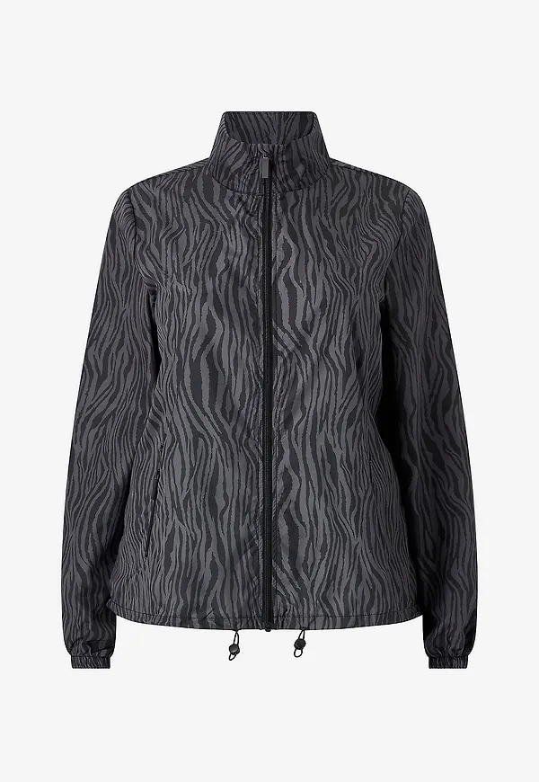 Zizzi - Träningsjacka aKrisha L/S - Grå