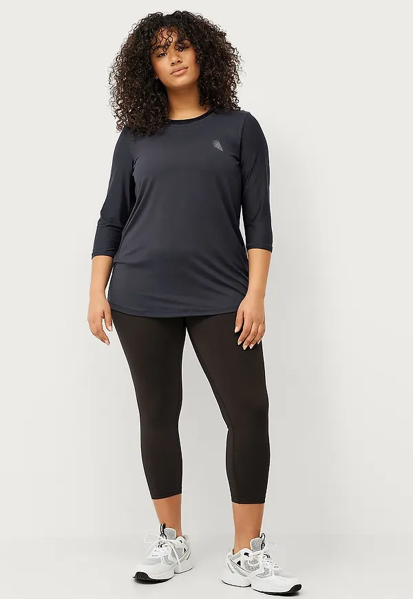 Zizzi - Träningstights aBasic Knickers - Svart