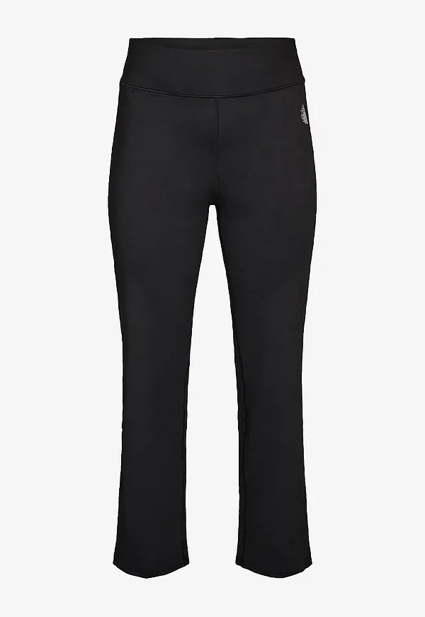 Zizzi - Träningstights Asilje, Long, Flared Pant - Svart