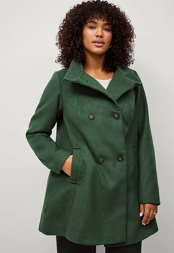 Zizzi - Trenchcoat caChristi L/S Coat - Grön