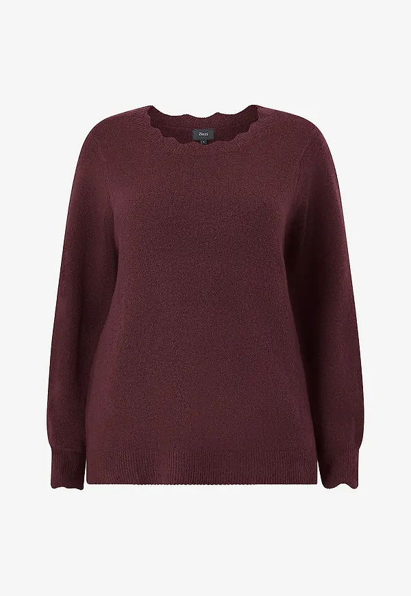 Zizzi - Tröja caSunny L/S - Röd