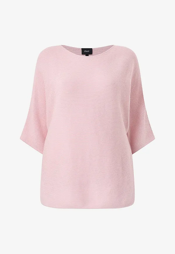Zizzi - Tröja mElsa 1/2 - Rosa