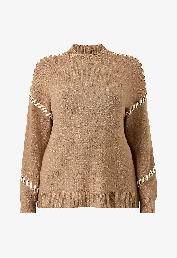 Zizzi - Tröja mLea L/S Stick Pullover