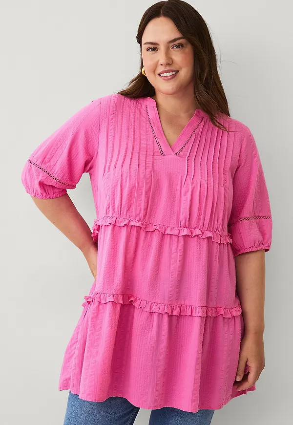 Zizzi - Tunika cAgutta - Rosa