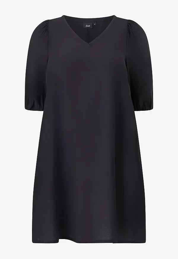 Zizzi - Tunika Castina, 1/2, Tunic - Svart