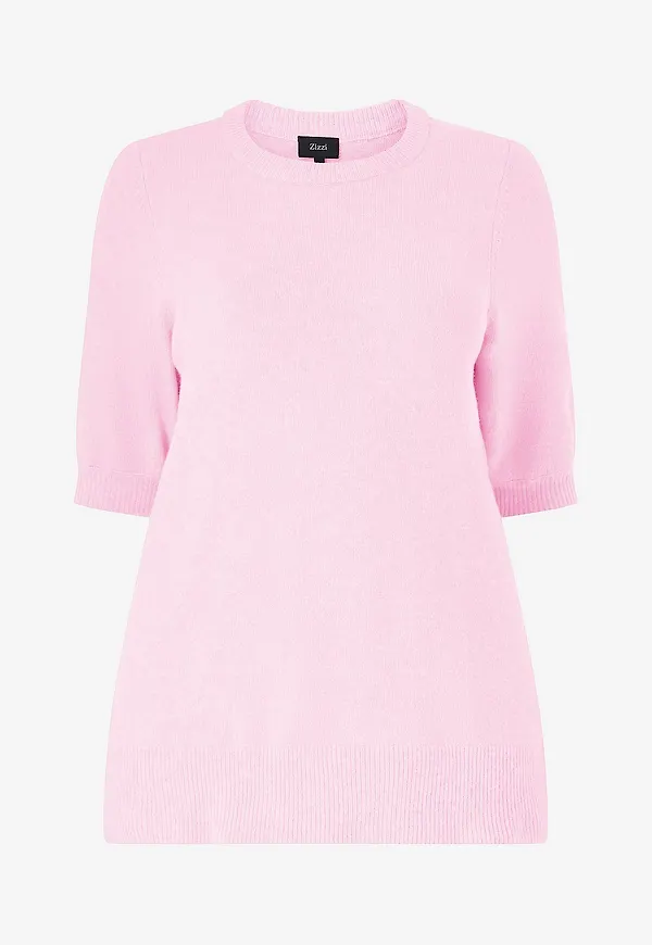 Zizzi - Tunika caunny 1/2 Pullover - Rosa